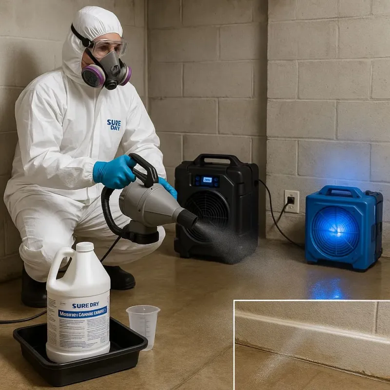 Sanitization and Odor Removal process in Leland, NC