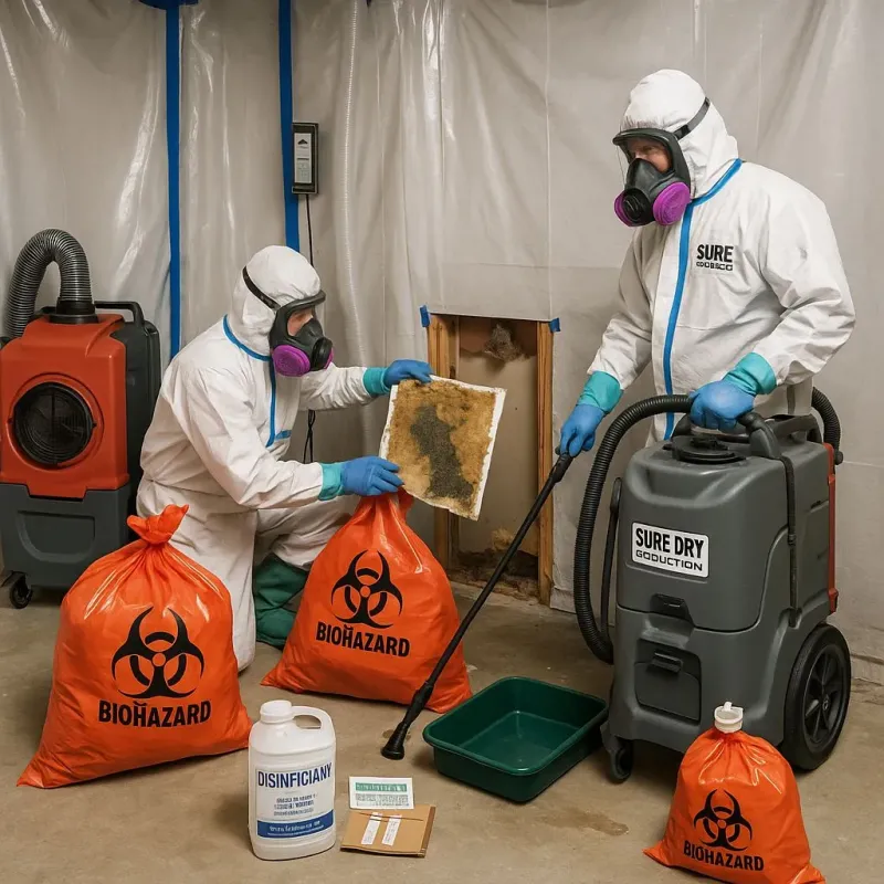 Contaminated Water Handling Protocols process in Leland, NC