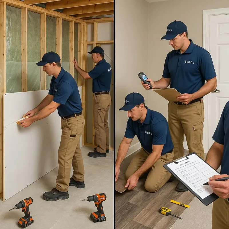 Repairs and Reconstruction process in Leland, NC