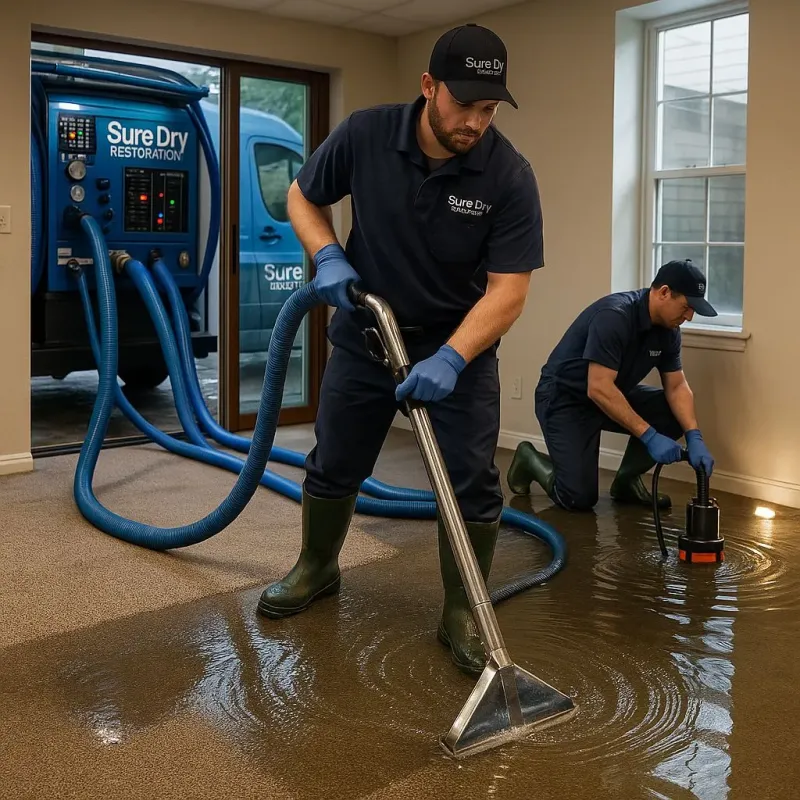 Water Extraction and Removal process in Leland, NC